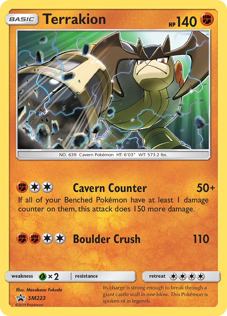 Terrakion (SM223) [Sun & Moon: Black Star Promos] | Odin's Place