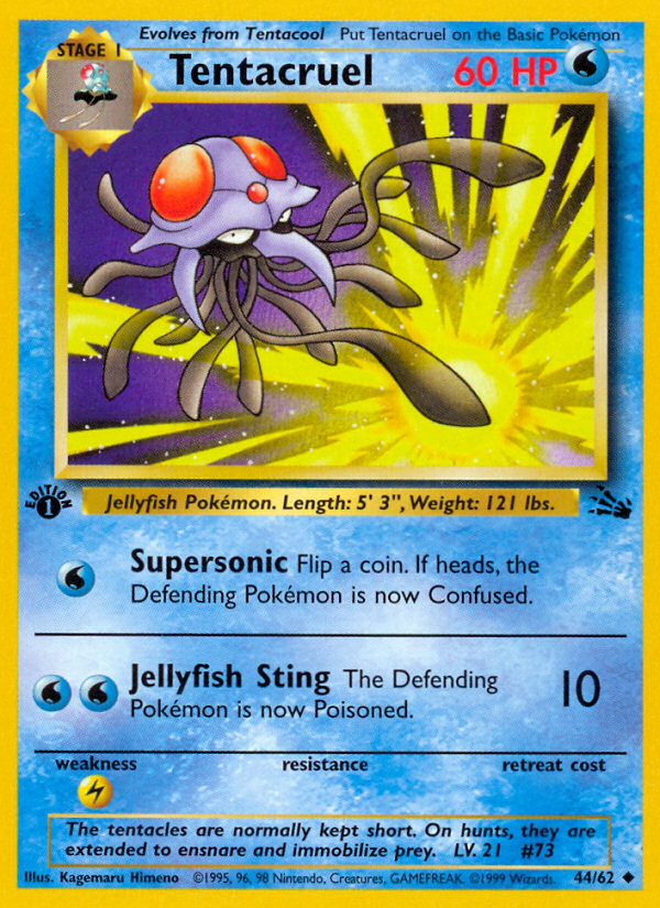 Tentacruel (44/62) [Fossil 1st Edition] | Odin's Place