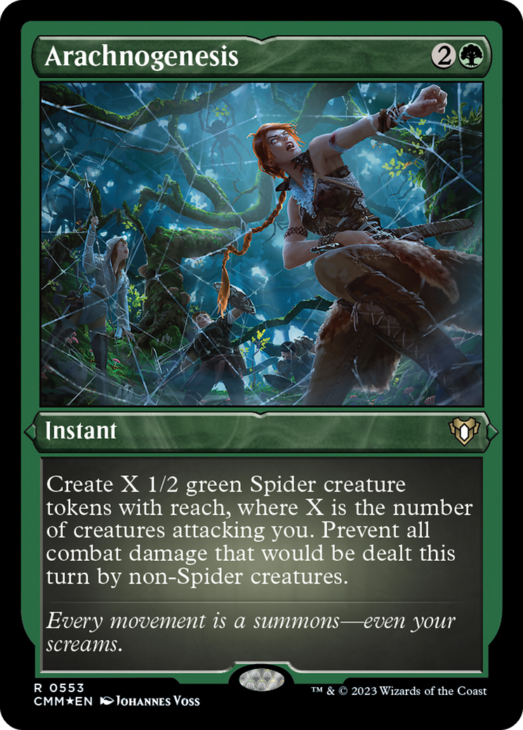 Arachnogenesis (Foil Etched) [Commander Masters] | Odin's Place