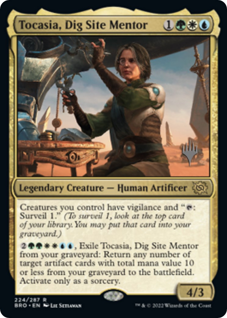 Tocasia, Dig Site Mentor (Promo Pack) [The Brothers' War Promos] | Odin's Place