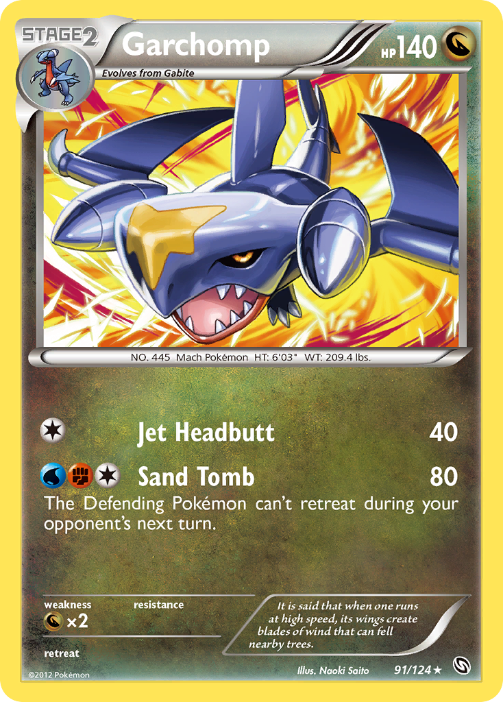Garchomp (91/124) [Black & White: Dragons Exalted] | Odin's Place