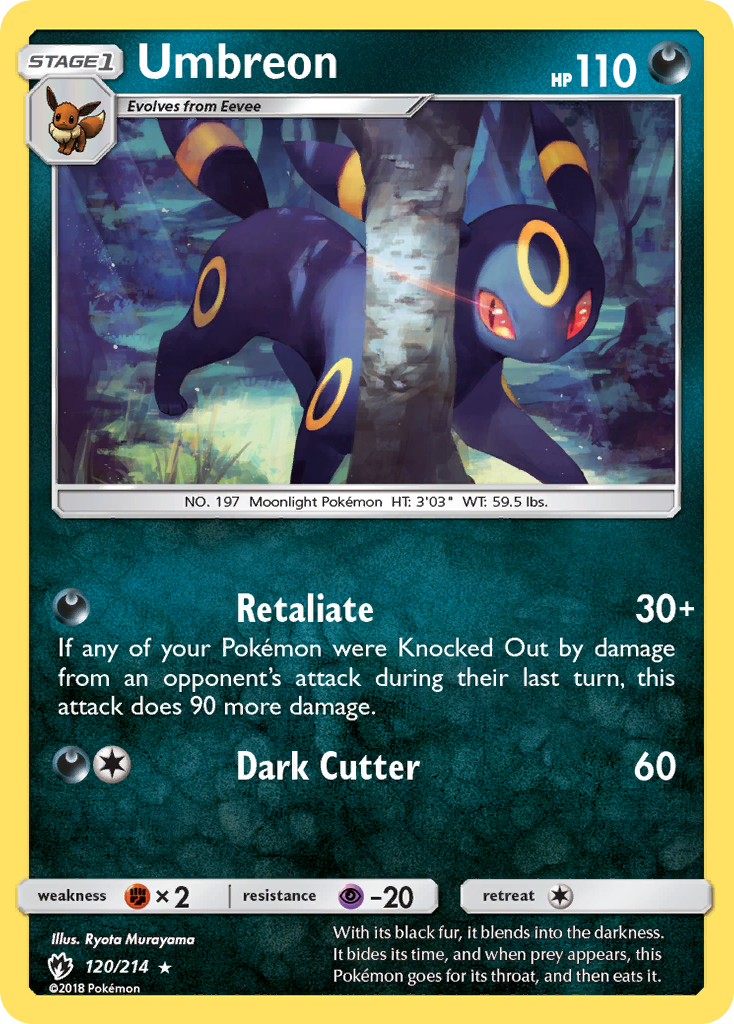 Umbreon (120/214) [Sun & Moon: Lost Thunder] | Odin's Place