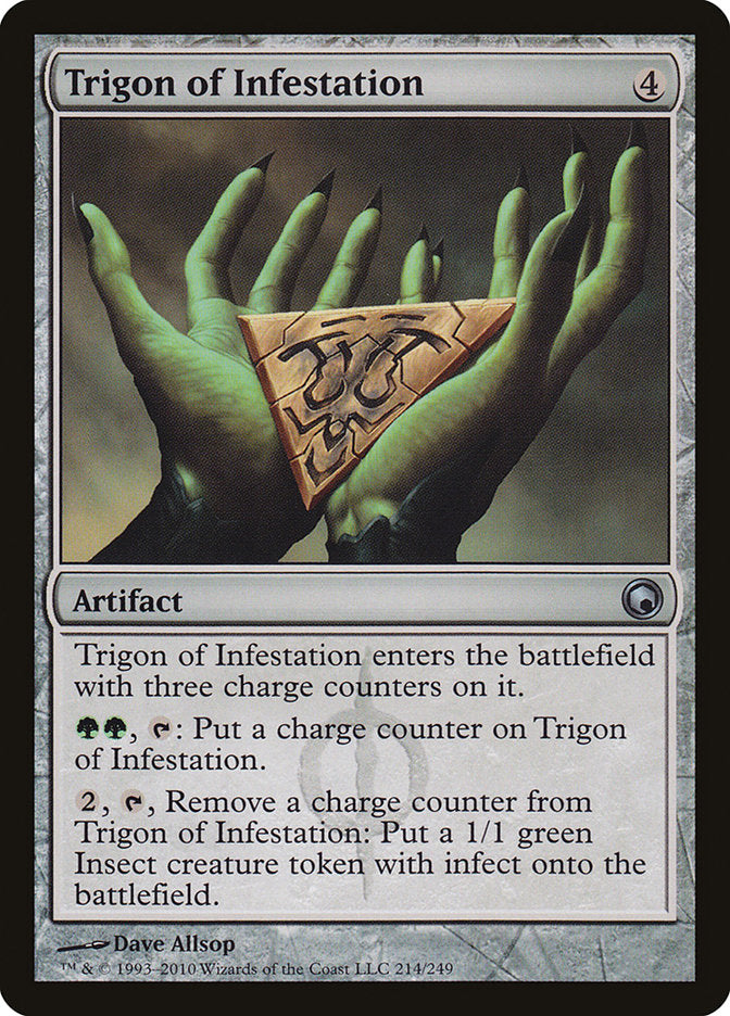Trigon of Infestation (214) [Scars of Mirrodin] | Odin's Place