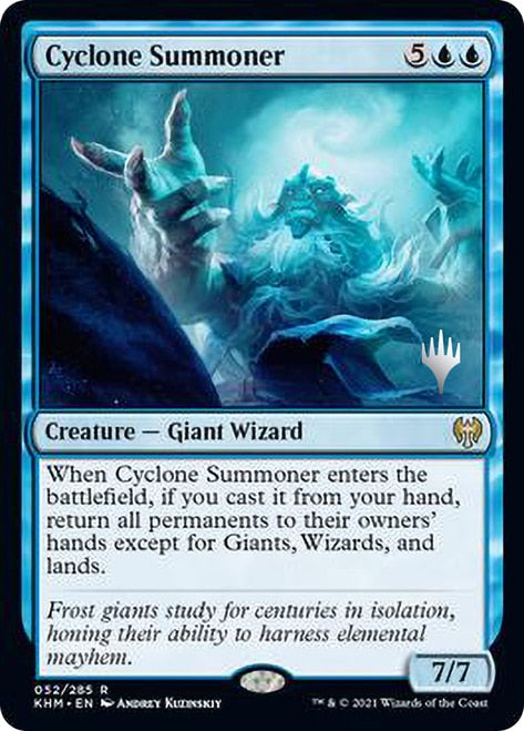 Cyclone Summoner (Promo Pack) [Kaldheim Promos] | Odin's Place