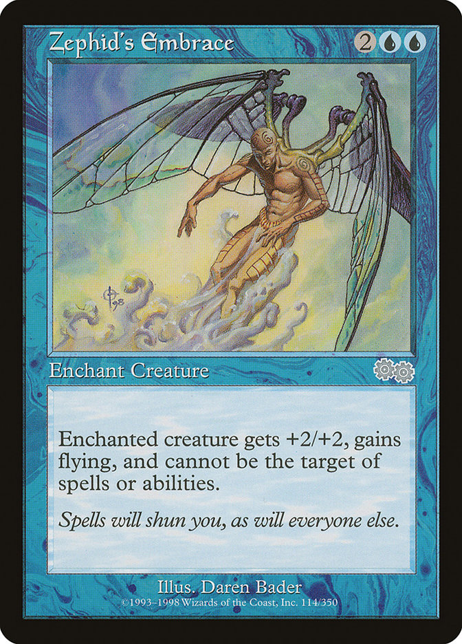 Zephid's Embrace (114) [Urza's Saga] | Odin's Place