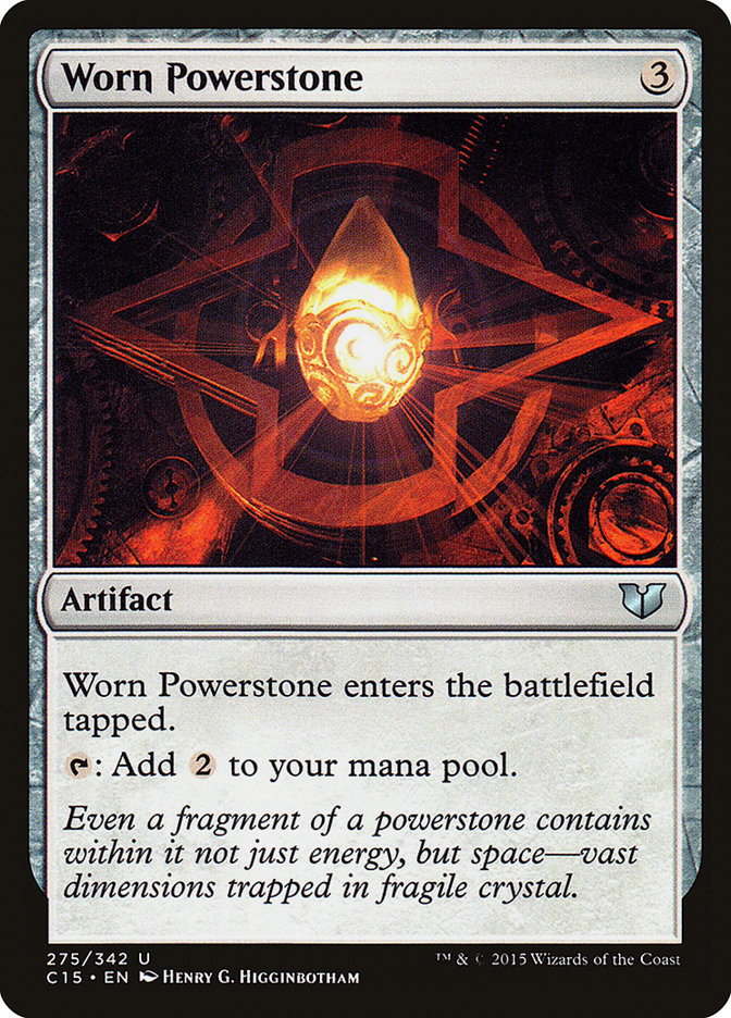 Worn Powerstone (275) [Commander 2015] | Odin's Place