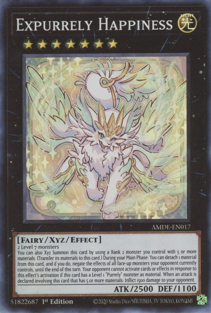 Expurrely Happiness [AMDE-EN017] Super Rare | Odin's Place
