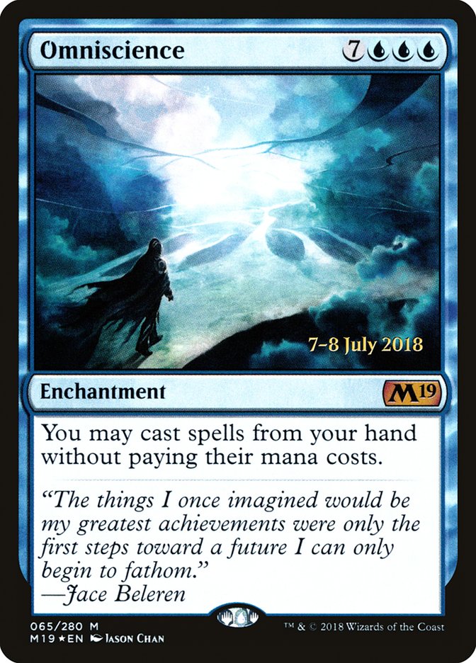 Omniscience (65) [Core Set 2019 Prerelease Promos] | Odin's Place
