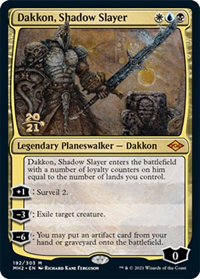 Dakkon, Shadow Slayer [Modern Horizons 2 Prerelease Promos] | Odin's Place