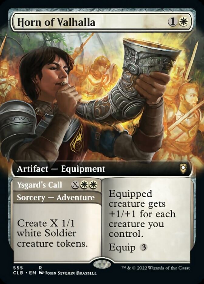Horn of Valhalla // Ysgard's Call (Extended Art) [Commander Legends: Battle for Baldur's Gate] | Odin's Place