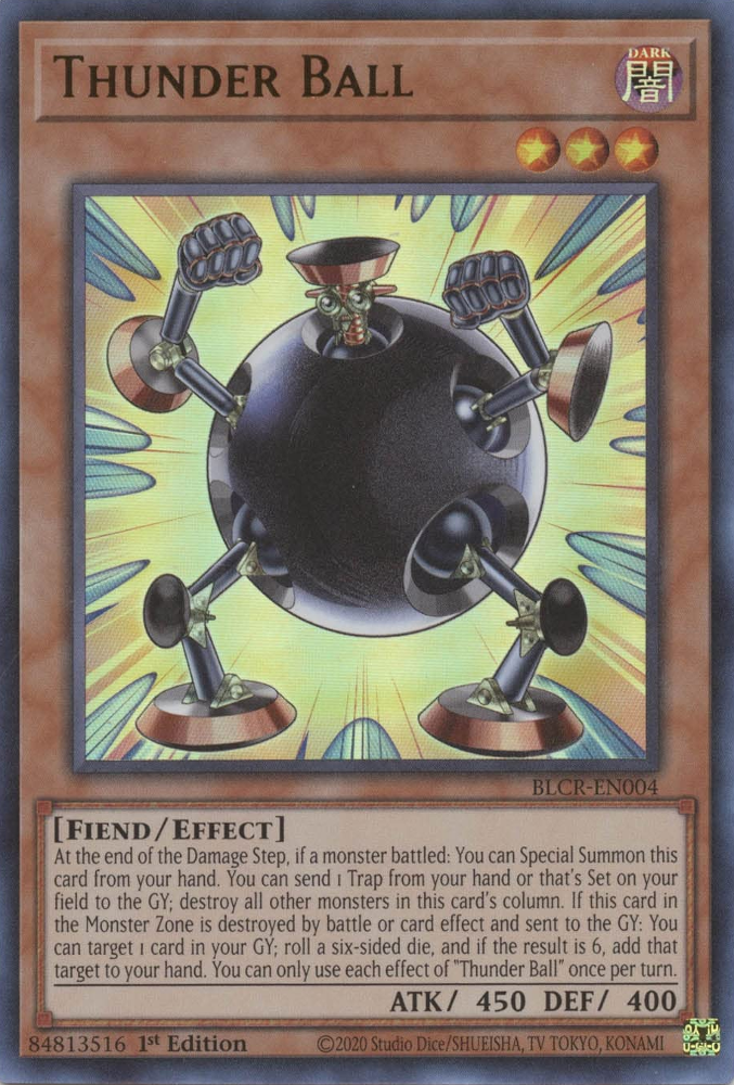 Thunder Ball [BLCR-EN004] Ultra Rare | Odin's Place