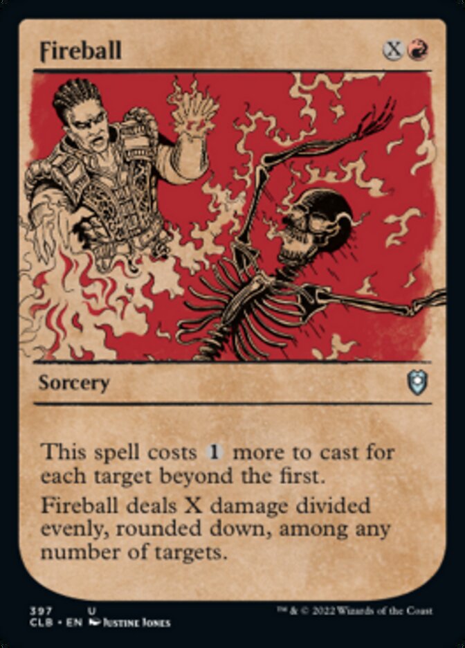 Fireball (Showcase) [Commander Legends: Battle for Baldur's Gate] | Odin's Place