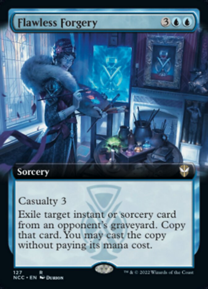 Flawless Forgery (Extended Art) [Streets of New Capenna Commander] | Odin's Place