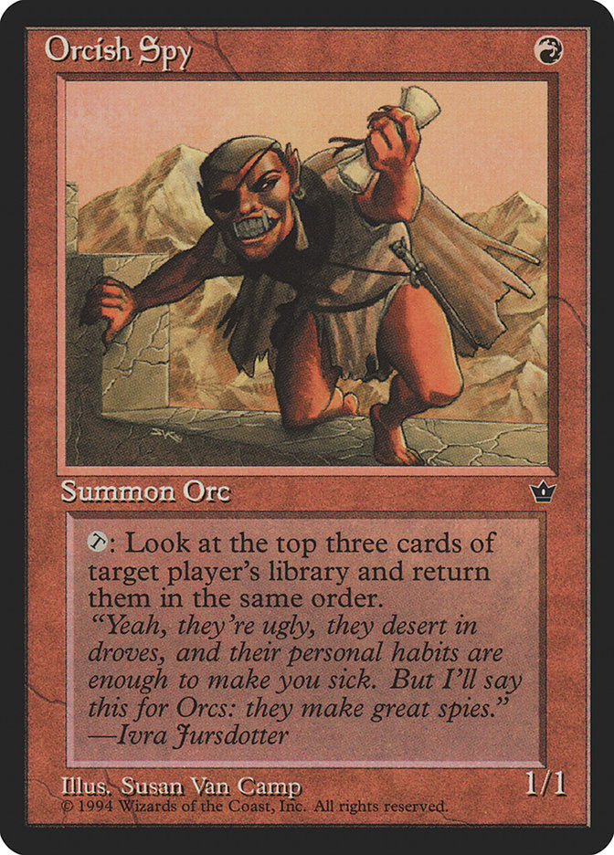 Orcish Spy (Susan Van Camp) [Fallen Empires] | Odin's Place