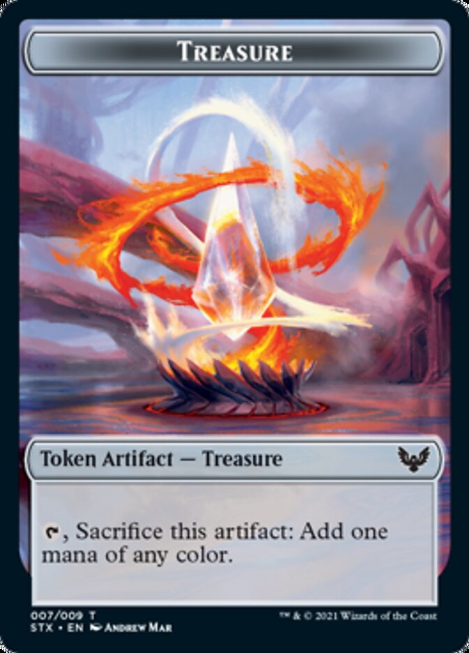 Treasure Token [Strixhaven: School of Mages Tokens] | Odin's Place