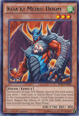 Koa'ki Meiru Doom [BP03-EN058] Rare | Odin's Place