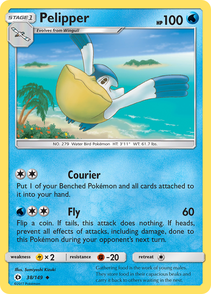 Pelipper (38/149) [Sun & Moon: Base Set] | Odin's Place