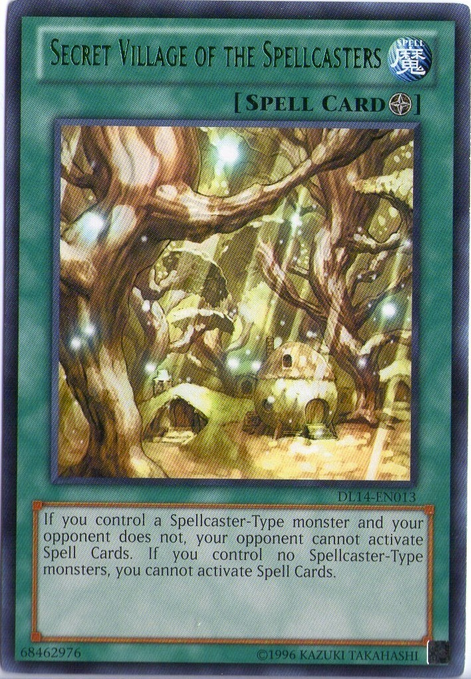 Secret Village of the Spellcasters (Green) [DL14-EN013] Rare | Odin's Place