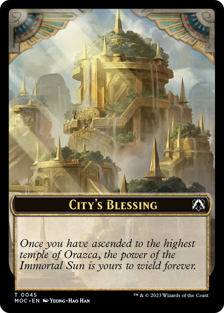 Butterfly // City's Blessing Double-Sided Token [March of the Machine Commander Tokens] | Odin's Place