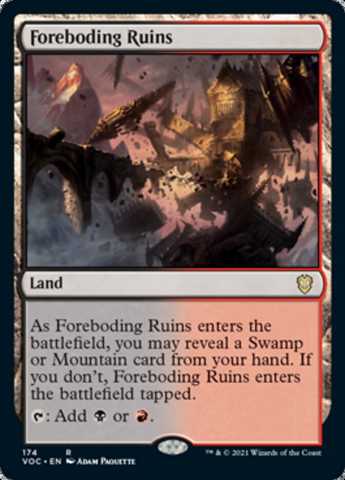 Foreboding Ruins [Innistrad: Crimson Vow Commander] | Odin's Place