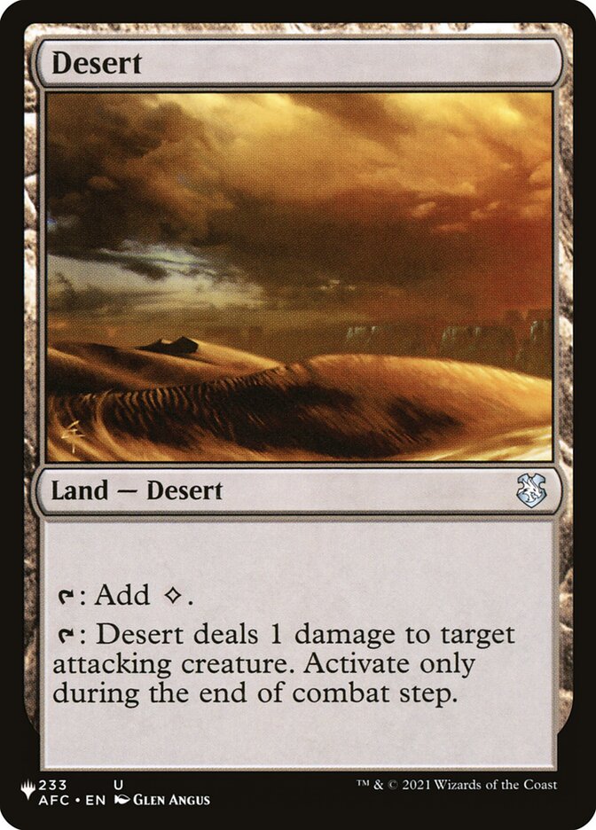 Desert [The List] | Odin's Place