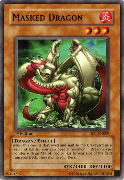Masked Dragon [SD1-EN009] Common | Odin's Place