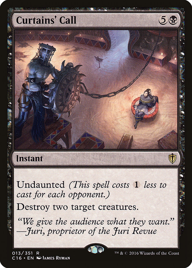 Curtains' Call (13) [Commander 2016] | Odin's Place