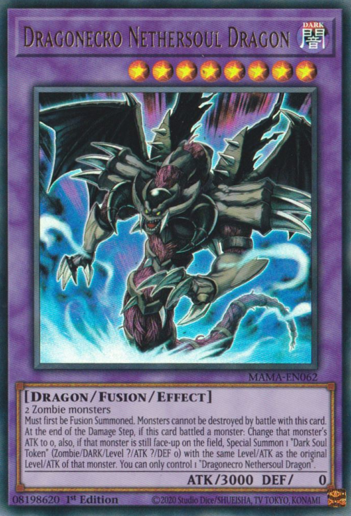 Dragonecro Nethersoul Dragon [MAMA-EN062] Ultra Rare | Odin's Place