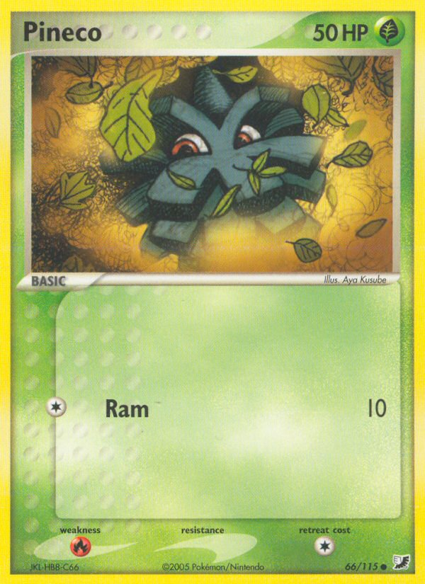 Pineco (66/115) [EX: Unseen Forces] | Odin's Place