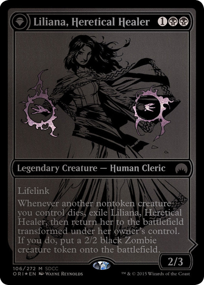 Liliana, Heretical Healer // Liliana, Defiant Necromancer [San Diego Comic-Con 2015] | Odin's Place