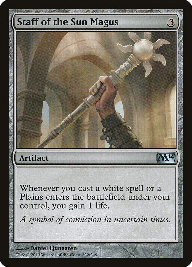 Staff of the Sun Magus (222) [Magic 2014] | Odin's Place