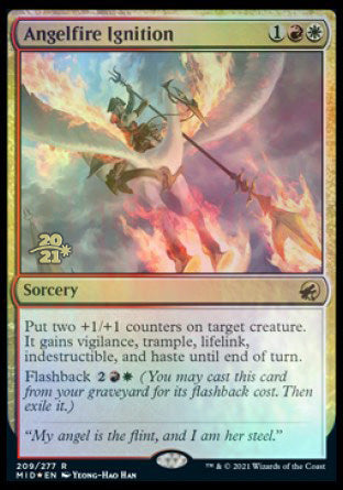 Angelfire Ignition [Innistrad: Midnight Hunt Prerelease Promos] | Odin's Place