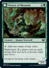 Weaver of Blossoms // Blossom-Clad Werewolf [Innistrad: Crimson Vow] | Odin's Place