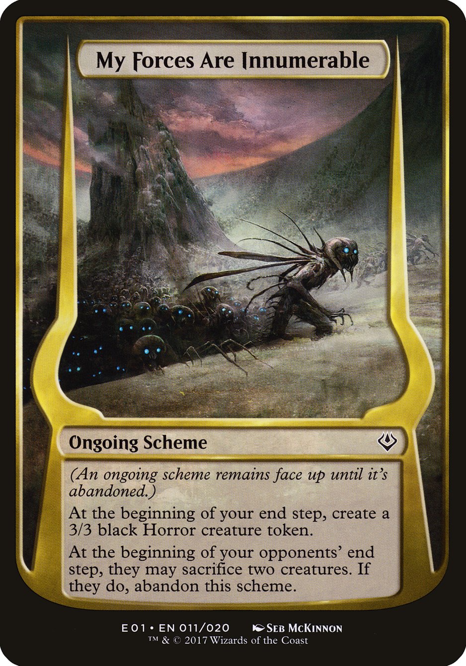My Forces Are Innumerable (11) (Schemes) [Archenemy: Nicol Bolas Schemes] | Odin's Place