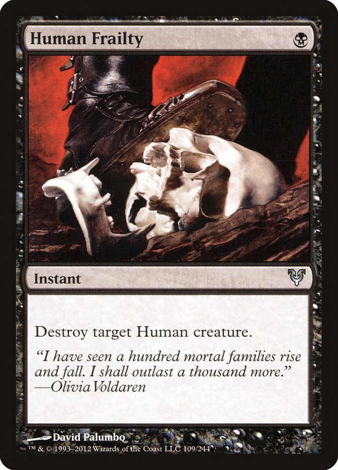 Human Frailty (109) [Avacyn Restored] | Odin's Place
