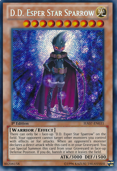 D.D. Esper Star Sparrow [HA07-EN031] Secret Rare | Odin's Place