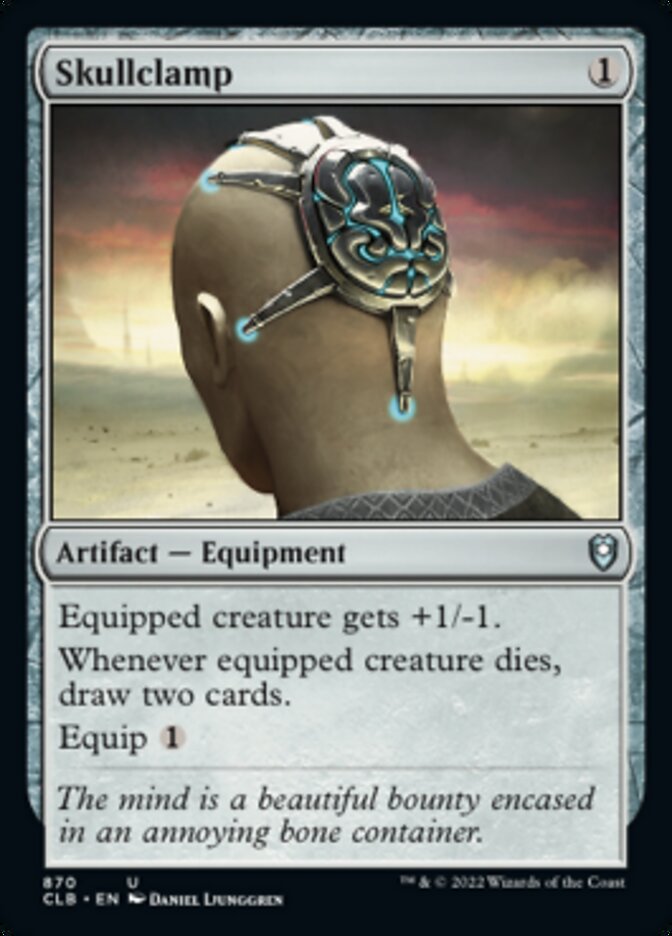 Skullclamp [Commander Legends: Battle for Baldur's Gate] | Odin's Place