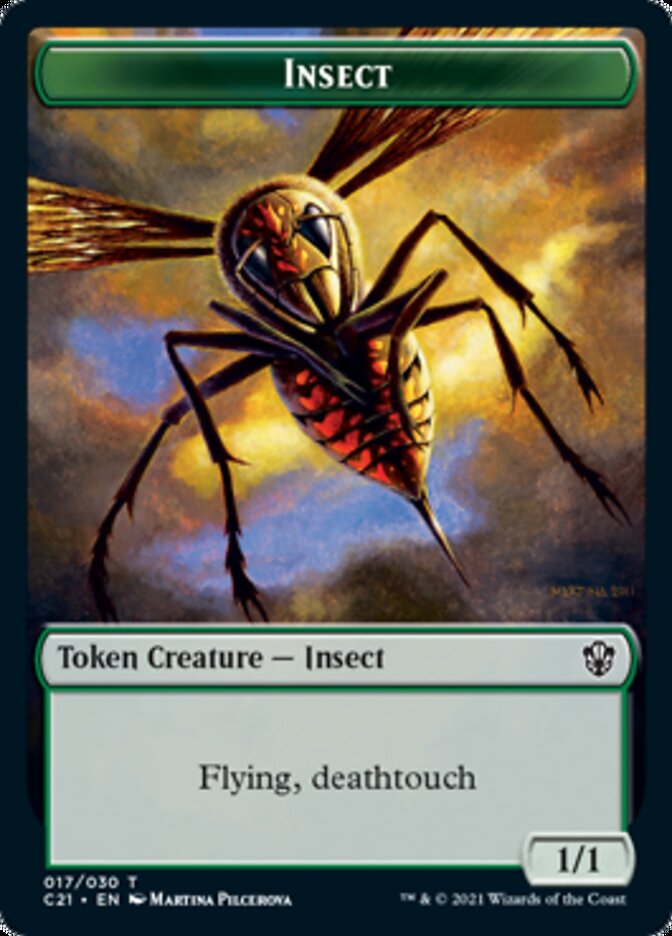 Beast (011) // Insect Double-Sided Token [Commander 2021 Tokens] | Odin's Place