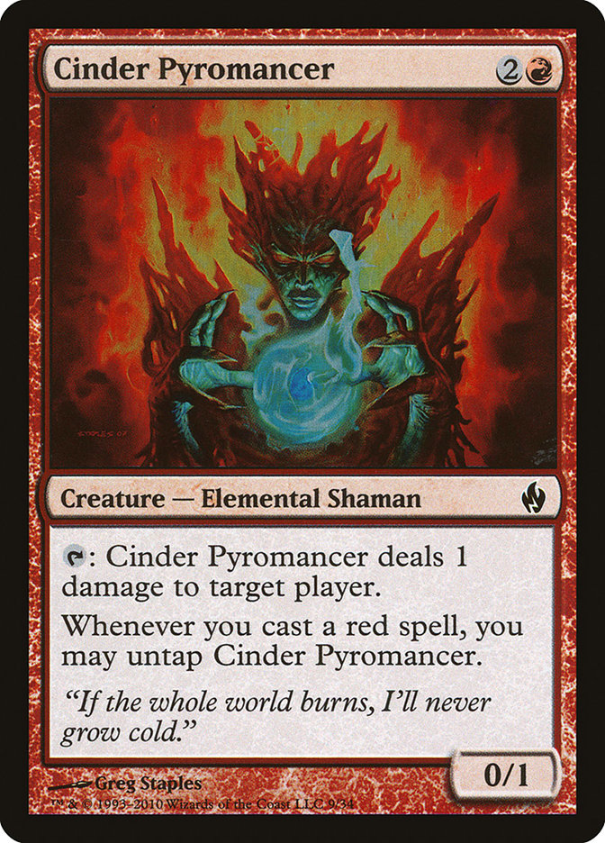 Cinder Pyromancer (9) [Premium Deck Series: Fire and Lightning] | Odin's Place