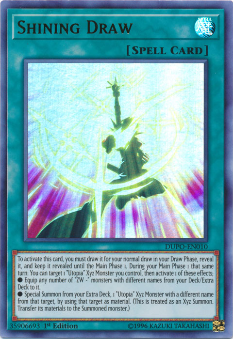 Shining Draw [DUPO-EN010] Ultra Rare | Odin's Place