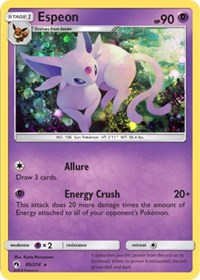 Espeon (89/214) (Cosmos Holo) (Blister Exclusive) [Sun & Moon: Lost Thunder] | Odin's Place