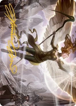 Sigarda's Splendor Art Card (Gold-Stamped Signature) [Innistrad: Midnight Hunt Art Series] | Odin's Place