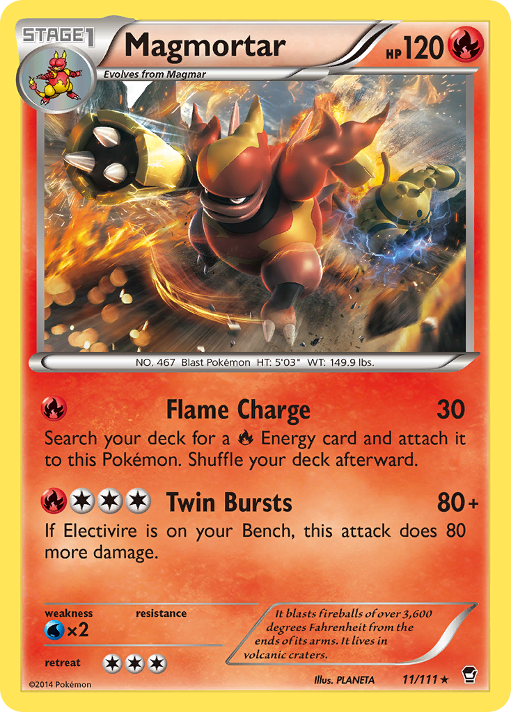 Magmortar (11/111) [XY: Furious Fists] | Odin's Place