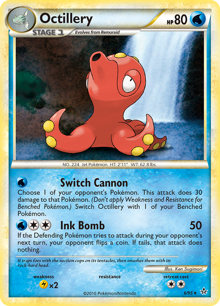Octillery (6/95) [HeartGold & SoulSilver: Unleashed] | Odin's Place