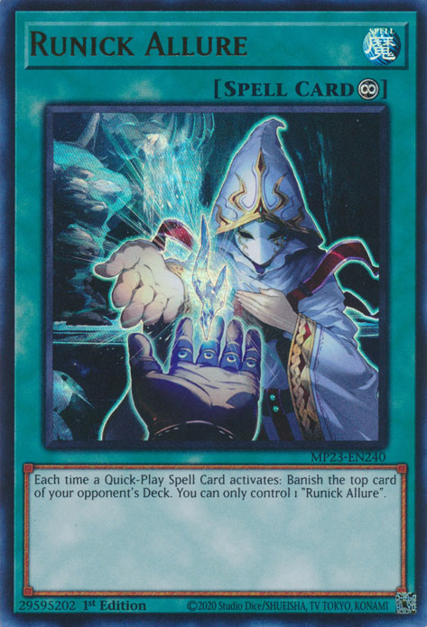 Runick Allure [MP23-EN240] Ultra Rare | Odin's Place