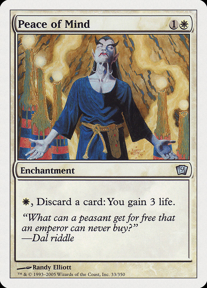 Peace of Mind (33) [Ninth Edition] | Odin's Place