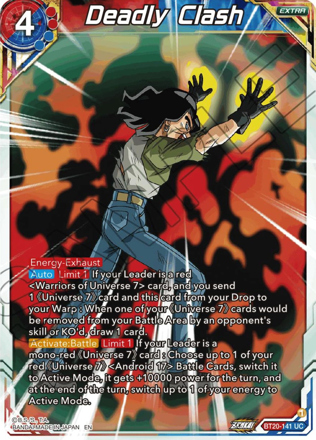 Deadly Clash (BT20-141) [Power Absorbed] | Odin's Place