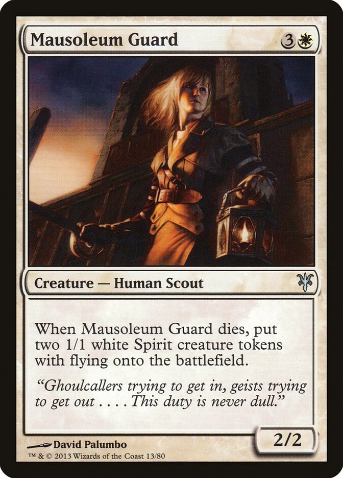 Mausoleum Guard (13) [Duel Decks: Sorin vs. Tibalt] | Odin's Place