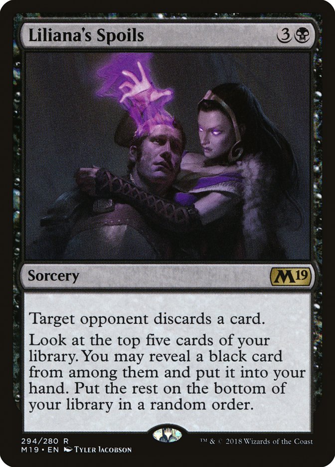 Liliana's Spoils (294) [Core Set 2019] | Odin's Place