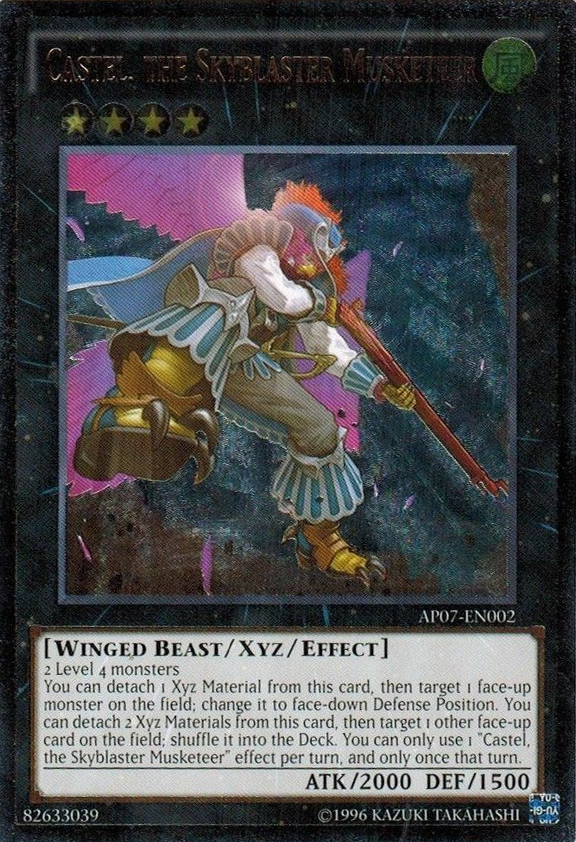 Castel, the Skyblaster Musketeer [AP07-EN002] Ultimate Rare | Odin's Place